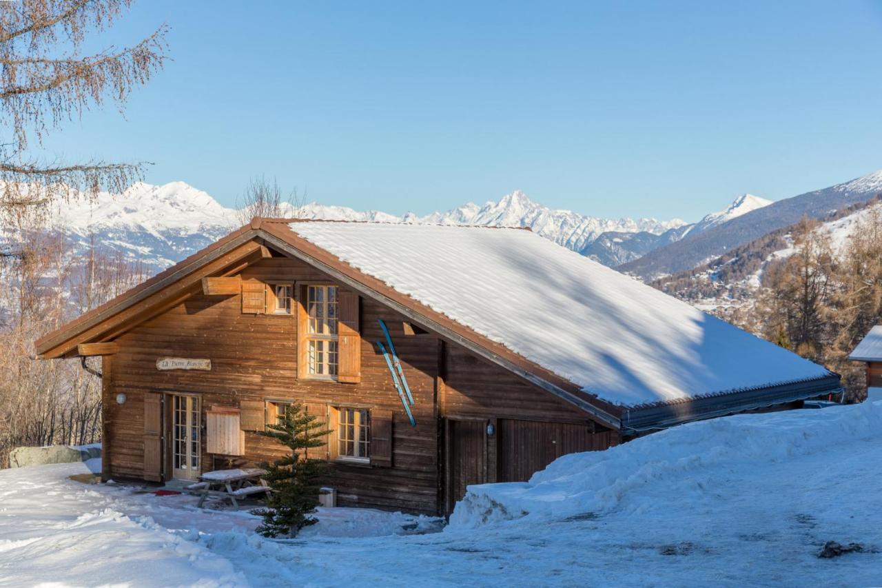 Villa Chalet Pierre Blanche Nendaz Exterior foto